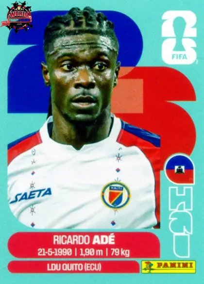HAI6 Ricardo Adé Panini World Cup 2026 2026 HAI6 Ricardo Adé Panini World Cup 2026 2026