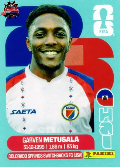 HAI8 Garven Metusala Panini World Cup 2026 2026 HAI8 Garven Metusala Panini World Cup 2026 2026