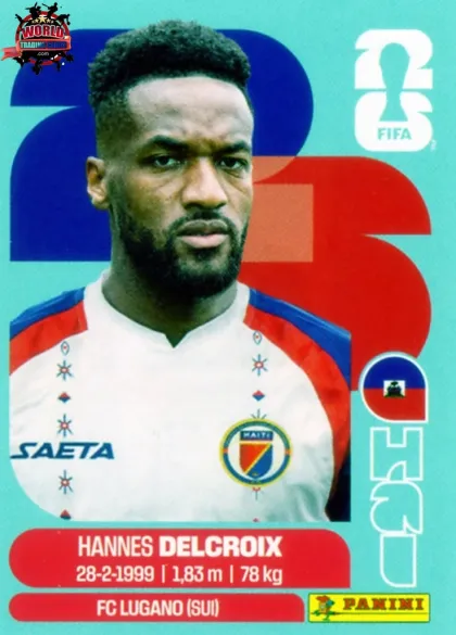 HAI9 Hannes Delcroix Panini World Cup 2026 2026 HAI9 Hannes Delcroix Panini World Cup 2026 2026