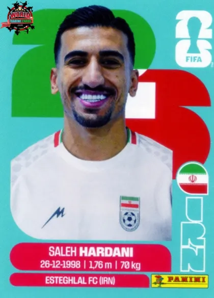 IRN10 Saleh Hardani Panini World Cup 2026 2026 IRN10 Saleh Hardani Panini World Cup 2026 2026