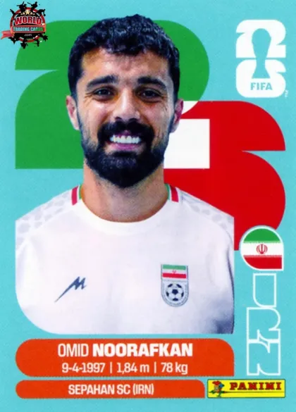 IRN14 Omid Noorafkan Panini World Cup 2026 2026 IRN14 Omid Noorafkan Panini World Cup 2026 2026