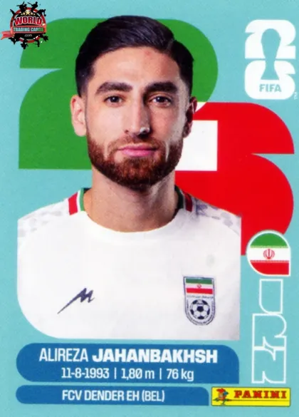 IRN19 Alireza Jahanbakhsh Panini World Cup 2026 2026 IRN19 Alireza Jahanbakhsh Panini World Cup 2026 2026