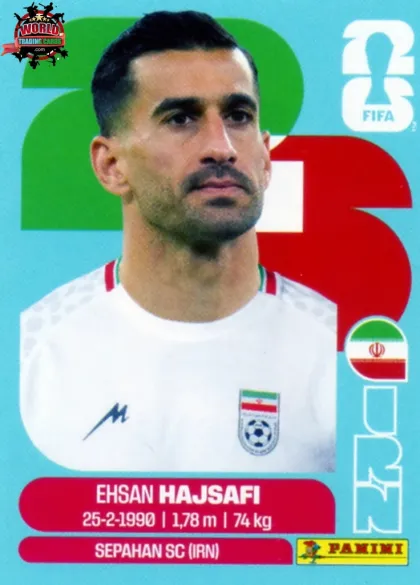 IRN4 Ehsan Hajsafi Panini World Cup 2026 2026 IRN4 Ehsan Hajsafi Panini World Cup 2026 2026