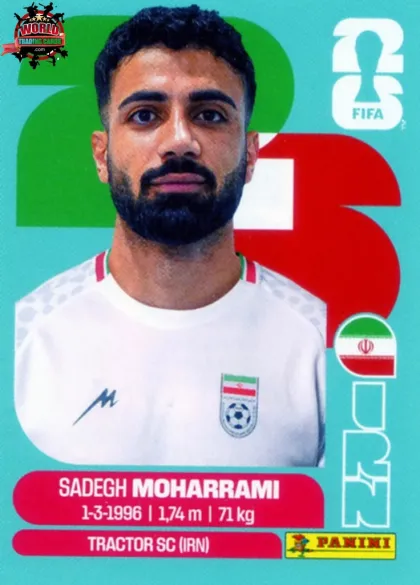 IRN9 Sadegh Moharrami Panini World Cup 2026 2026 IRN9 Sadegh Moharrami Panini World Cup 2026 2026