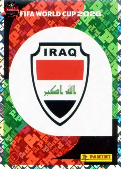 IRQ1 Emblem Panini World Cup 2026 2026 IRQ1 Emblem Panini World Cup 2026 2026
