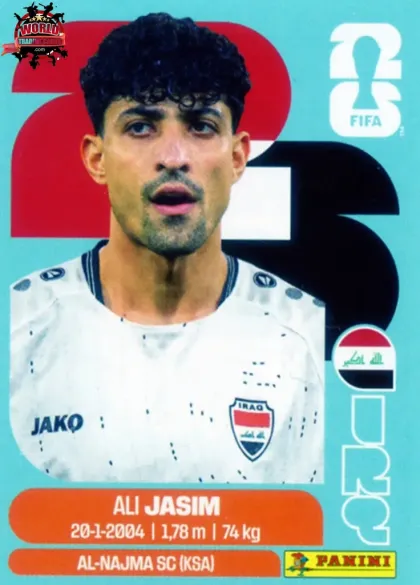 IRQ12 Ali Jasim Panini World Cup 2026 2026 IRQ12 Ali Jasim Panini World Cup 2026 2026