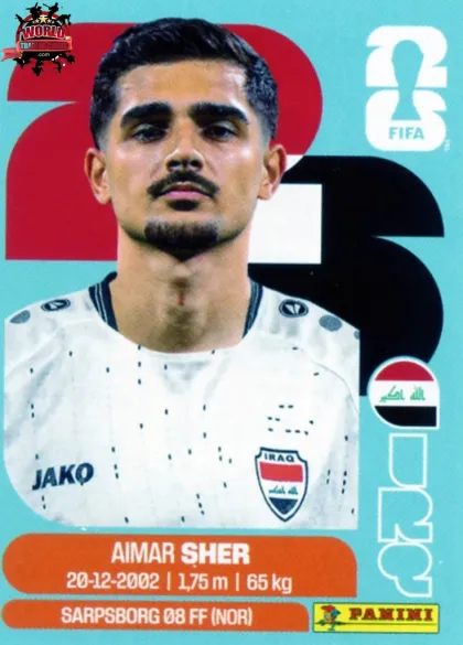 IRQ15 Aimar Sher Panini World Cup 2026 2026 IRQ15 Aimar Sher Panini World Cup 2026 2026