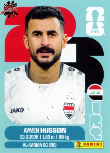 IRQ19 Aymen Hussein Panini World Cup 2026 2026 IRQ19 Aymen Hussein Panini World Cup 2026 2026