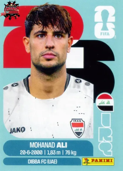 IRQ20 Mohanad Ali Panini World Cup 2026 2026 IRQ20 Mohanad Ali Panini World Cup 2026 2026