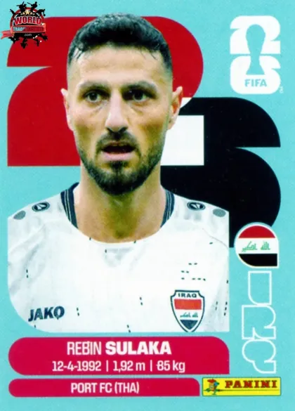 IRQ3 Rebin Sulaka Panini World Cup 2026 2026 IRQ3 Rebin Sulaka Panini World Cup 2026 2026