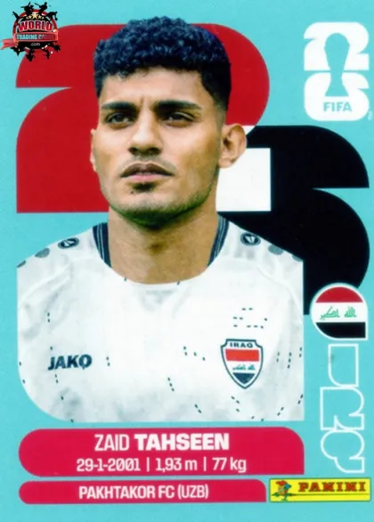 IRQ7 Zaid Tahseen Panini World Cup 2026 2026 IRQ7 Zaid Tahseen Panini World Cup 2026 2026