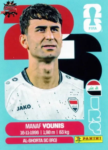IRQ8 Manaf Younis Panini World Cup 2026 2026 IRQ8 Manaf Younis Panini World Cup 2026 2026