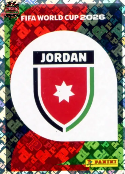 JOR1 Emblem Panini World Cup 2026 2026 JOR1 Emblem Panini World Cup 2026 2026