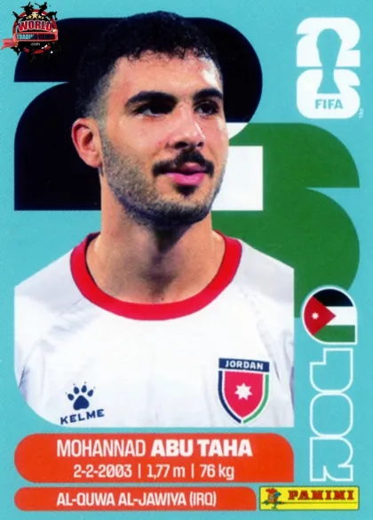 JOR12 Mohannad Abu Taha Panini World Cup 2026 2026 JOR12 Mohannad Abu Taha Panini World Cup 2026 2026
