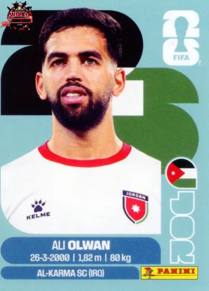 JOR18 Ali Olwan Panini World Cup 2026 2026 JOR18 Ali Olwan Panini World Cup 2026 2026