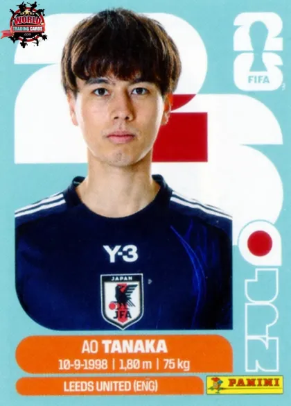 JPN10 Ao Tanaka Panini World Cup 2026 2026 JPN10 Ao Tanaka Panini World Cup 2026 2026