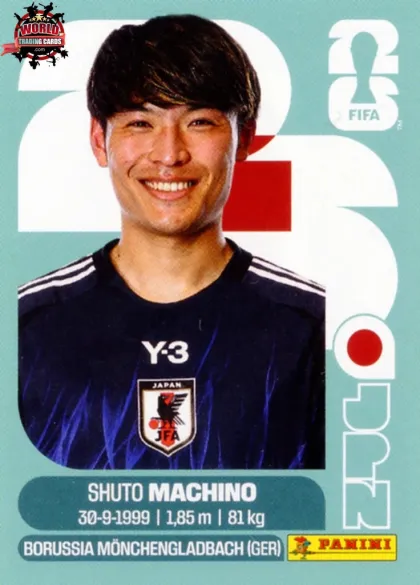 JPN17 Shuto Machino Panini World Cup 2026 2026 JPN17 Shuto Machino Panini World Cup 2026 2026