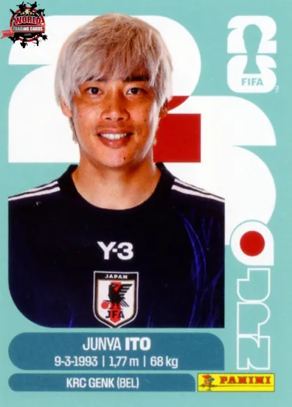 JPN18 Junya Ito Panini World Cup 2026 2026 JPN18 Junya Ito Panini World Cup 2026 2026