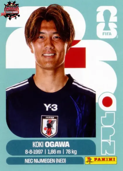 JPN19 Koki Ogawa Panini World Cup 2026 2026 JPN19 Koki Ogawa Panini World Cup 2026 2026