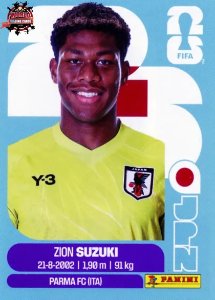 JPN2 Zion Suzuki Panini World Cup 2026 2026 JPN2 Zion Suzuki Panini World Cup 2026 2026