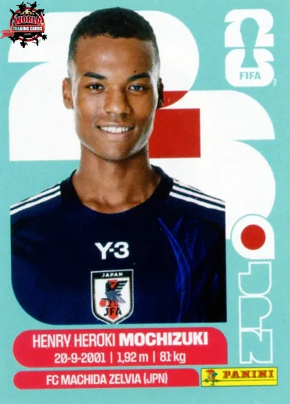 JPN3 Henry Heroki Mochizuki Panini World Cup 2026 2026 JPN3 Henry Heroki Mochizuki Panini World Cup 2026 2026