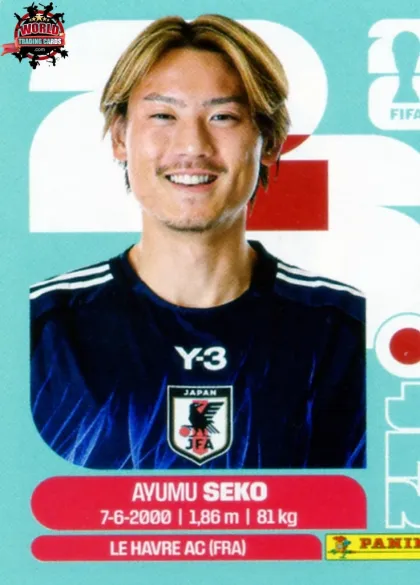 JPN4 Ayumu Seko Panini World Cup 2026 2026 JPN4 Ayumu Seko Panini World Cup 2026 2026