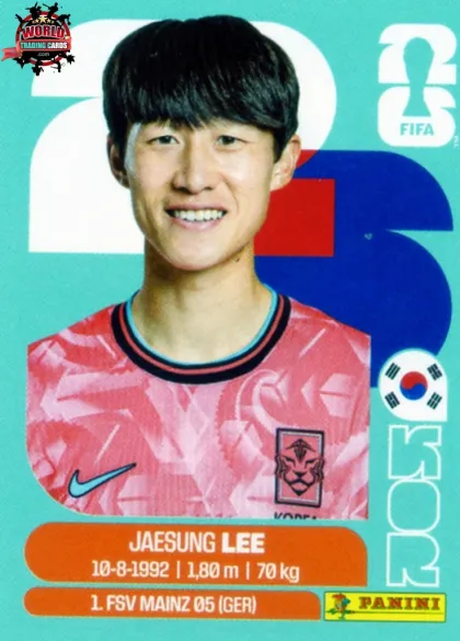KOR10 Jae-sung Lee Panini World Cup 2026 2026 KOR10 Jae-sung Lee Panini World Cup 2026 2026