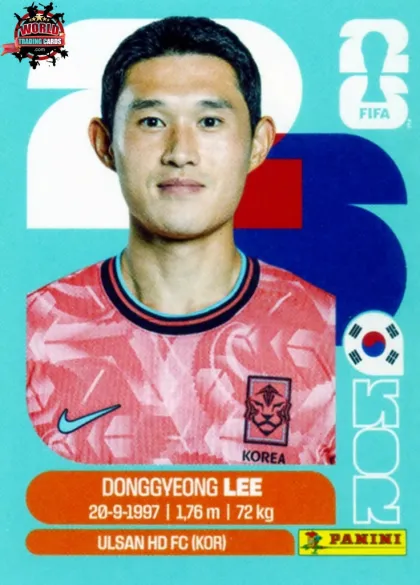KOR16 Dongg-yeong Lee Panini World Cup 2026 2026 KOR16 Dongg-yeong Lee Panini World Cup 2026 2026
