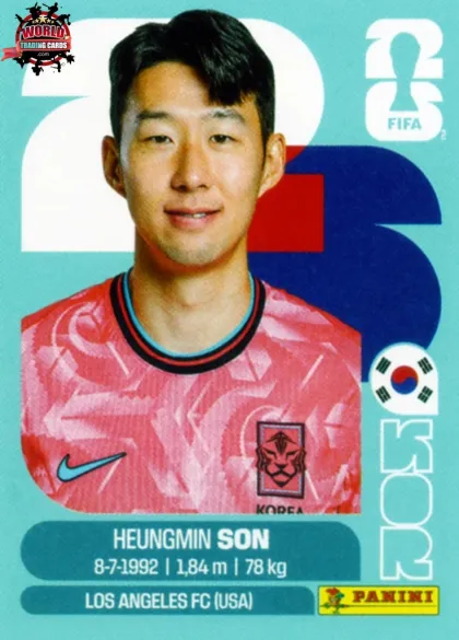 KOR18 Heung-min Son Panini World Cup 2026 2026 KOR18 Heung-min Son Panini World Cup 2026 2026