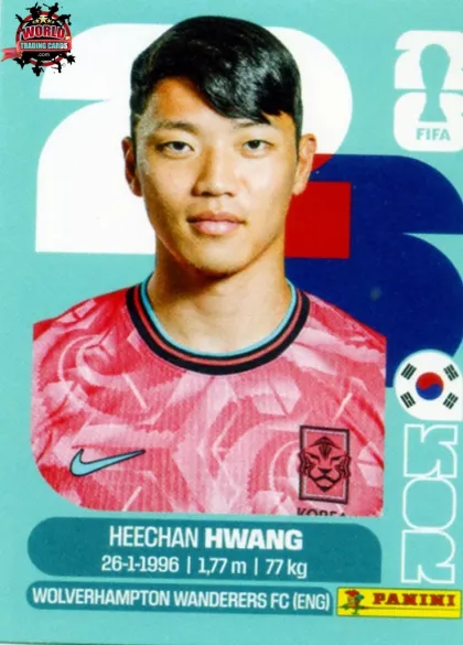 KOR19 Hee-chan Hwang Panini World Cup 2026 2026 KOR19 Hee-chan Hwang Panini World Cup 2026 2026