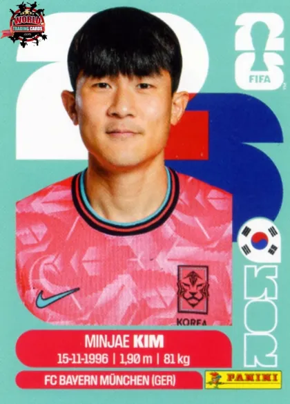 KOR4 Min-jae Kim Panini World Cup 2026 2026 KOR4 Min-jae Kim Panini World Cup 2026 2026