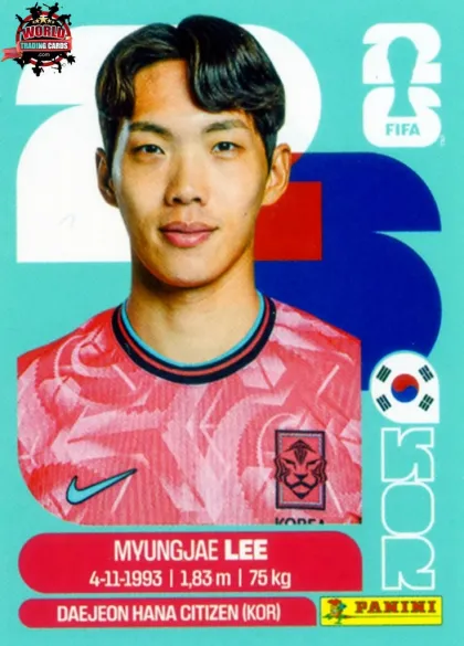 KOR9 Myung-jae Lee Panini World Cup 2026 2026 KOR9 Myung-jae Lee Panini World Cup 2026 2026