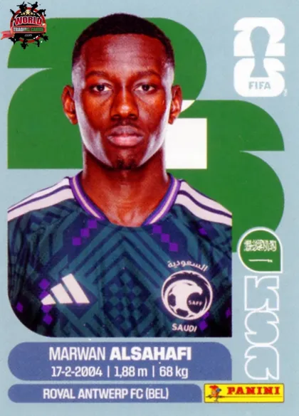 KSA15 Marwan Alsahafi Panini World Cup 2026 2026 KSA15 Marwan Alsahafi Panini World Cup 2026 2026