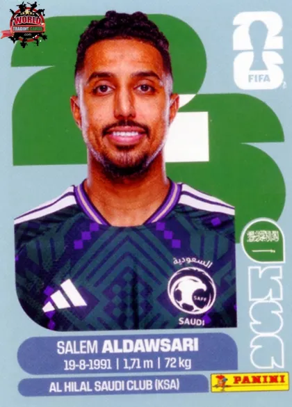 KSA16 Salem Aldawsari Panini World Cup 2026 2026 KSA16 Salem Aldawsari Panini World Cup 2026 2026