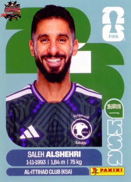 KSA19 Saleh Alshehri Panini World Cup 2026 2026 KSA19 Saleh Alshehri Panini World Cup 2026 2026