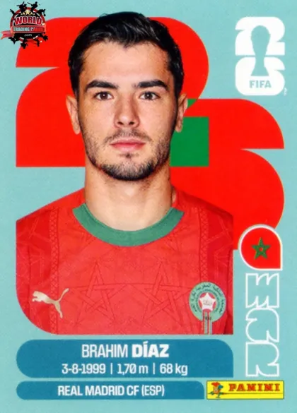 MAR19 Brahim Diaz Panini World Cup 2026 2026 MAR19 Brahim Diaz Panini World Cup 2026 2026