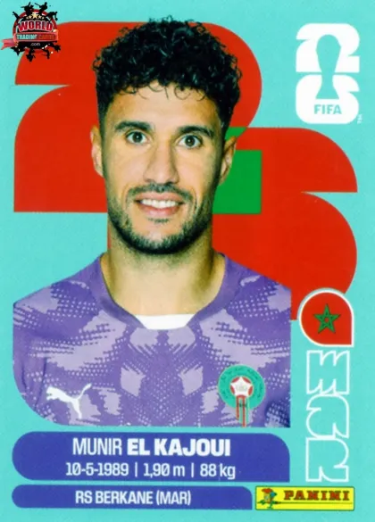MAR3 Munir El Kajoui Panini World Cup 2026 2026 MAR3 Munir El Kajoui Panini World Cup 2026 2026