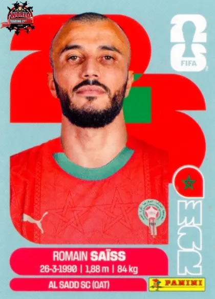 MAR7 Roman Saiss Panini World Cup 2026 2026 MAR7 Roman Saiss Panini World Cup 2026 2026