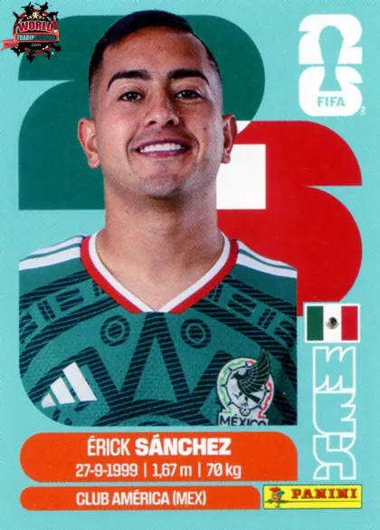 MEX14 Érick Sánchez Panini World Cup 2026 2026 MEX14 Érick Sánchez Panini World Cup 2026 2026