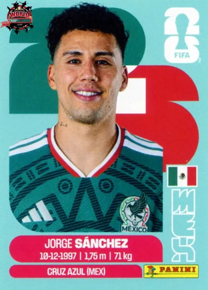 MEX4 Jorge Sánchez Panini World Cup 2026 2026 MEX4 Jorge Sánchez Panini World Cup 2026 2026