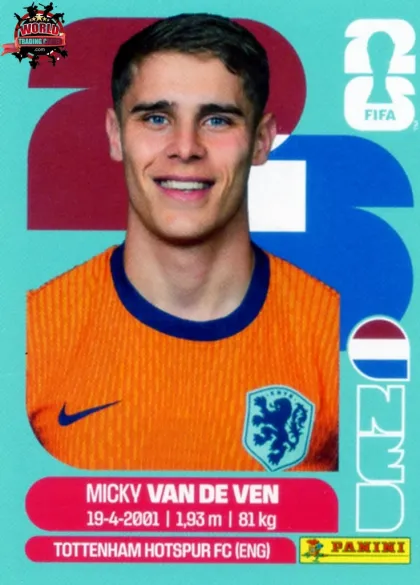 NED4 Micky van de Ven Panini World Cup 2026 2026 NED4 Micky van de Ven Panini World Cup 2026 2026