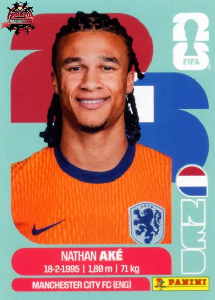 NED7 Nathan Aké Panini World Cup 2026 2026 NED7 Nathan Aké Panini World Cup 2026 2026