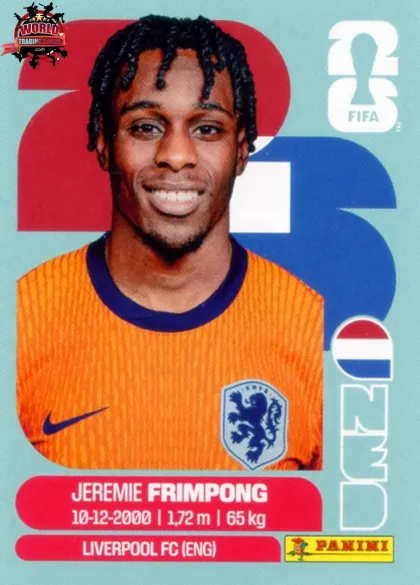 NED8 Jereme Frimpong Panini World Cup 2026 2026 NED8 Jereme Frimpong Panini World Cup 2026 2026