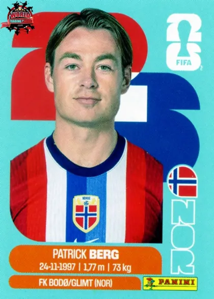 NOR14 Patrick Berg Panini World Cup 2026 2026 NOR14 Patrick Berg Panini World Cup 2026 2026