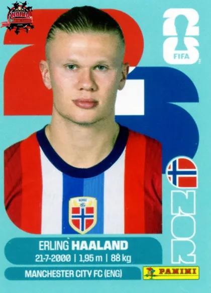 NOR15 Erling Haaland Panini World Cup 2026 2026 NOR15 Erling Haaland Panini World Cup 2026 2026