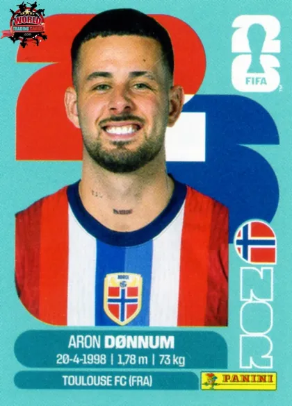 NOR17 Aron Dønnum Panini World Cup 2026 2026 NOR17 Aron Dønnum Panini World Cup 2026 2026