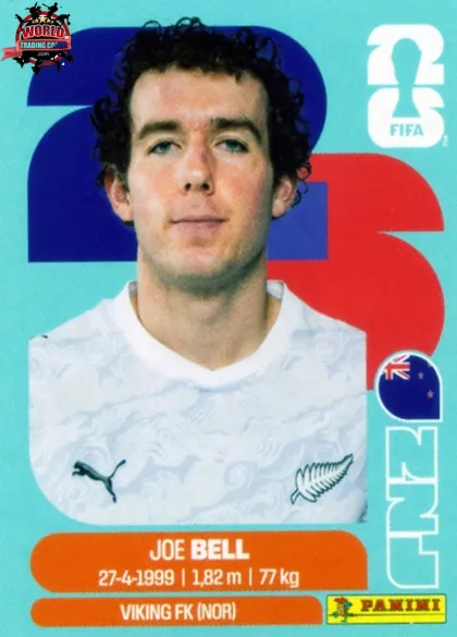 NZL10 Joe Bell Panini World Cup 2026 2026 NZL10 Joe Bell Panini World Cup 2026 2026