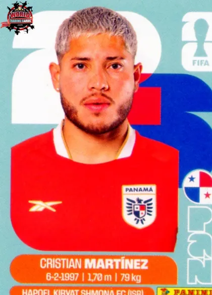 PAN10 Cristian Martinez Panini World Cup 2026 2026 PAN10 Cristian Martinez Panini World Cup 2026 2026