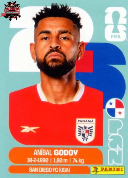 PAN11 Aníbal Godoy Panini World Cup 2026 2026 PAN11 Aníbal Godoy Panini World Cup 2026 2026