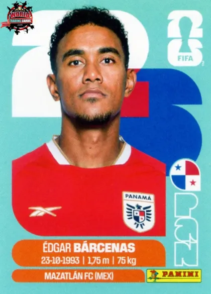 PAN14 Édgar Bárcenas Panini World Cup 2026 2026 PAN14 Édgar Bárcenas Panini World Cup 2026 2026